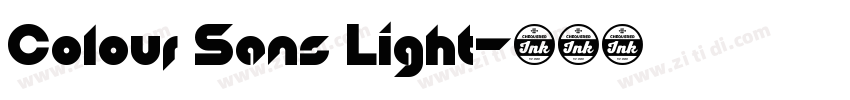 Colour Sans Light字体转换